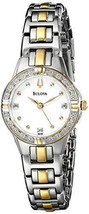 Pre-owned Bulova Women&#39;s 98R166 Diamond Case Watch - £118.00 GBP
