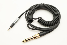 Coiled Spring Audio Cable For Pioneer HDJ-X5 X5 Bt HDJ-X7 S7 HDJ-CUE1 CUE1BT - £16.46 GBP