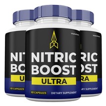 Nitric Boost Blood Flow Support Capsules Extra Strength Supplement 3 Pack - $1,387.17 MXN