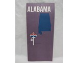 Vintage 1967 Alabama American Oil Company Travel Brochure Map - £18.67 GBP
