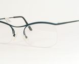 Vintage Les Lunettes Essilor 257 35 005 Teal Green UNIQUE EYEGLASSES 52-... - $97.22