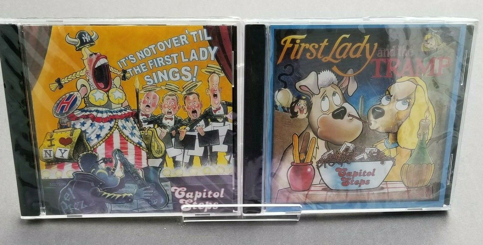 Primary image for Capitol Steps First Lady And The Tramp Its Not Over Til the First Lady Sings CDs