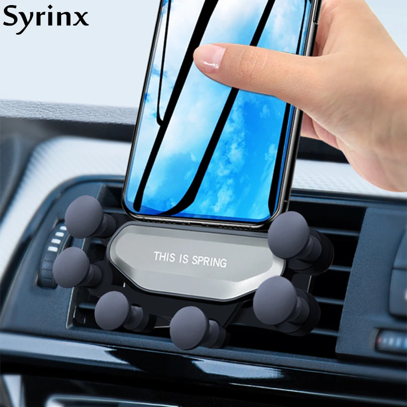 Sporting 2021 New Universal Air Vent Car Mount GraAy Auto-Grip Car Phone Holder  - £23.89 GBP