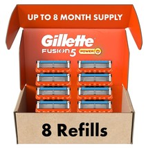 Gillette Fusion5 Power Razor Blade Refills, 8 Count, for a - £35.96 GBP