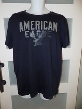 American Eagle SS Navy Blue T-Shirt Size L Men&#39;s - €13,67 EUR