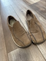 Merrell Primo Seam Moc, Dk Taupe Leather, Slip Ons/Loafers, Womens 6.5 - $14.49