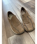 Merrell Primo Seam Moc, Dk Taupe Leather, Slip Ons/Loafers, Womens 6.5 - $14.49