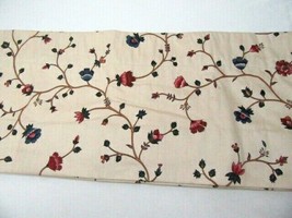 Waverly Woods End Floral Vines Custom 104 x 13 Rod Pocket Window Valance - £26.74 GBP