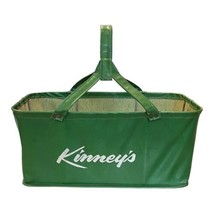 VIntage Kinney&#39;s Green Shopper Shopping Basket Handy Folding Pail Co. - £37.36 GBP