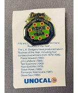 Unocal 76 Pin #6 L.A. Dodger Award Winners 1960-1982 Rookies of the Year... - £4.63 GBP