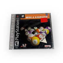 Billiards (Sony PlayStation 1, 2001) Pool Game for PS1 Brand New Factory Sealed - $10.00