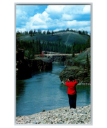 Miles Canyon River Whitehorse Yukon Canada Postcard Unposted - £3.81 GBP