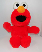 Sesame Street Toss &amp; Tickle Me Elmo Talking 18&quot; Plush Doll 1997 Tyco - £12.48 GBP