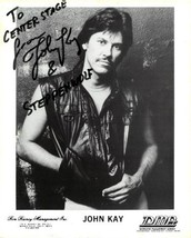 John Kay signed 8x10 B&amp;W Agency Promo Photo w/ Steppenwolf- Beckett Review - £108.86 GBP