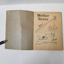 1948 Saalfield Mother Goose Nursery Rhymes Book Vintage Coloring Book - $19.00