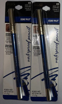 Pack Of 2 Milani Stay Put Waterproof Eyeliner Pencil #05 Keep On Sapphire Sealed - $33.43