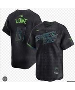 Brandon Lowe #8 Rays Black Art City Connect Replica Jersey - $24.99