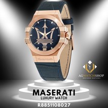 Orologio da uomo Maserati Potenza analogico con quadrante blu in acciaio... - £126.25 GBP