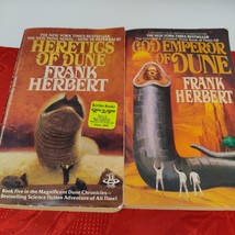 2X Dune Frank Herbert: Lot of 2 Series Vtg PB Books Heretics Emperor Set 1 - $276.95 MXN