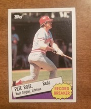 1985 Topps Pete Rose Record Breaker #6 Cincinnati Reds FREE SHIPPING - £1.39 GBP