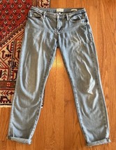 Frame Jeans Womens 26 Le Garcon Light Wash Denim Cotton Blend Boyfriend ... - $19.77
