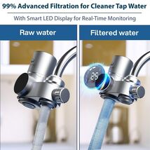 AQUSOFT Faucet Mount Water Filter - LED Sink Water Filter | 99% Filtrati... - $54.52