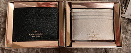 Kate Spade Glimmer Glitter Small Slim Card Case Holder Wallet KE448 GIFT... - £35.54 GBP