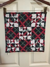 Handmade Snowman Square Quilted Center Table Accent 13.5&quot;  - $10.65