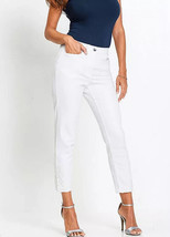 Bpc Selection @ Bon Prix White Lace Trim Jeans Uk 14 (bp151) - £17.50 GBP