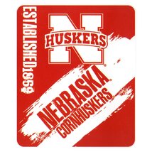 The Northwest Company NCAA Collegiate School Logo Fleece Blanket (Nebras... - $24.32