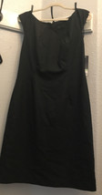 Mossimo  BRAND V-NECK ZIP BACK SLEEVELESS New BLACK DRESS L - $12.19