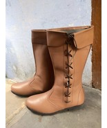 Medieval Leather Boots | Renaissance SCA LARP Cosplay Boots | Reenactmen... - $75.00