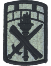 ACU PATCH - 351st CIVIL AFFAIRS BRIGADE WITH HOOK &amp; LOOP NEW :KY23-10 - £3.12 GBP