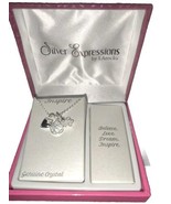 Silver Expressions By LArocks Inspire Charm Necklace  - £29.33 GBP