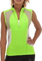 Little Donkey Andy Women&#39;S Half Zip Breathable Cycling Vests Reflective - £33.85 GBP