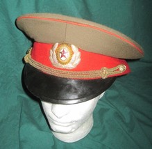 Vintage Rare Soviet MVD Officers Parade Visor Cap Hat USSR Sz 62 - £63.94 GBP