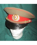 Vintage Rare Soviet MVD Officers Parade Visor Cap Hat USSR Sz 62 - $109.41 CAD