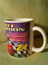 Jeff Gordon 1998 Champion Nascar Winston Cup Series Coffee Mug 24 Fan Fueler - £15.82 GBP