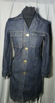 Denim Jean Jacket Rampage trench size small NWT blue jean jacket new wit... - £39.08 GBP