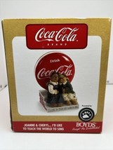 Boyds Bear Coca Cola JOANNE &amp; CHERYL I’d Like to Teach the World to Sing 919924 - £22.41 GBP
