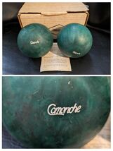 Lot of 2 Duck Candle Pin Bowling Balls Comanche Trophy Rubber Green Pear... - $89.08