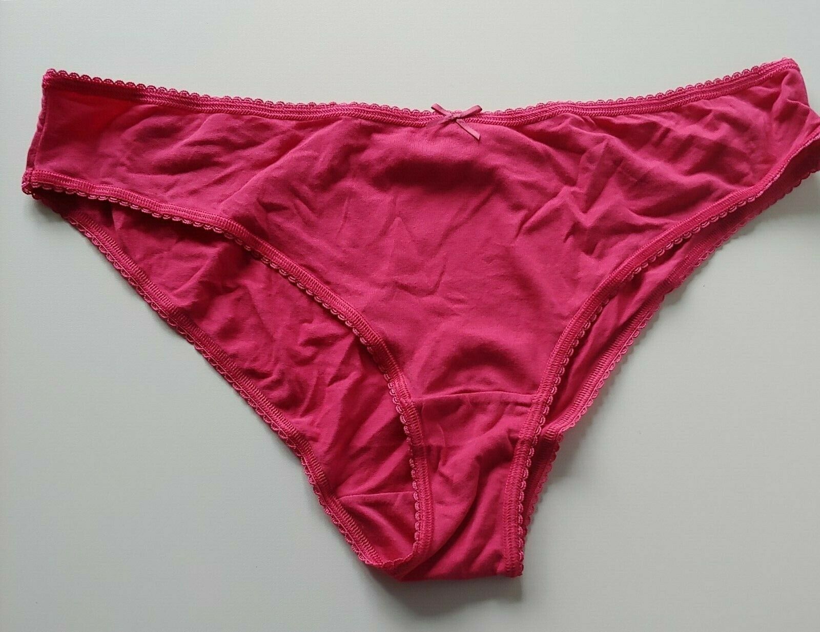Ladies EX M&amp;$  Hot Pink Mix  Cotton Rich Trim  High Rise Leg Kinicker Si... - $6.83