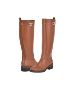 Tommy Hilfiger Womens 7 M Medium Natural Brown Faux Leather Riding Boots... - $73.49