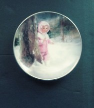 Collectible Mini Plate Set by Donald Zolan &quot;Snowy Adventure&quot; &amp; &quot;Quiet Ti... - £19.74 GBP