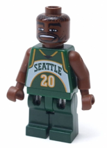 Lego NBA Gary Payton Seattle SuperSonics #20 Basketball Minifigure - $13.72