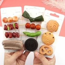 Cute Skewers Hairpin Simulation Food Hair Clip Accessories Barbecue Ribs... - $14.99
