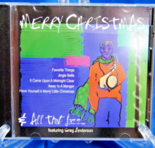 Merry Christmas And All That Jazz CD Featuring Greg Anderson 1996 KRB Music - £4.32 GBP