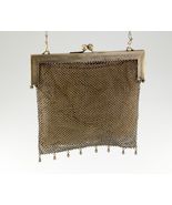 Vintage German Silver Mesh Purse With Meander Pattern - $11,711.39 MXN