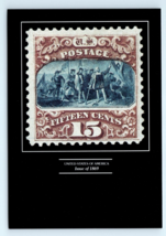1869 Series Fifteen Cent Stamp Philatelic Council Postcard - $5.95