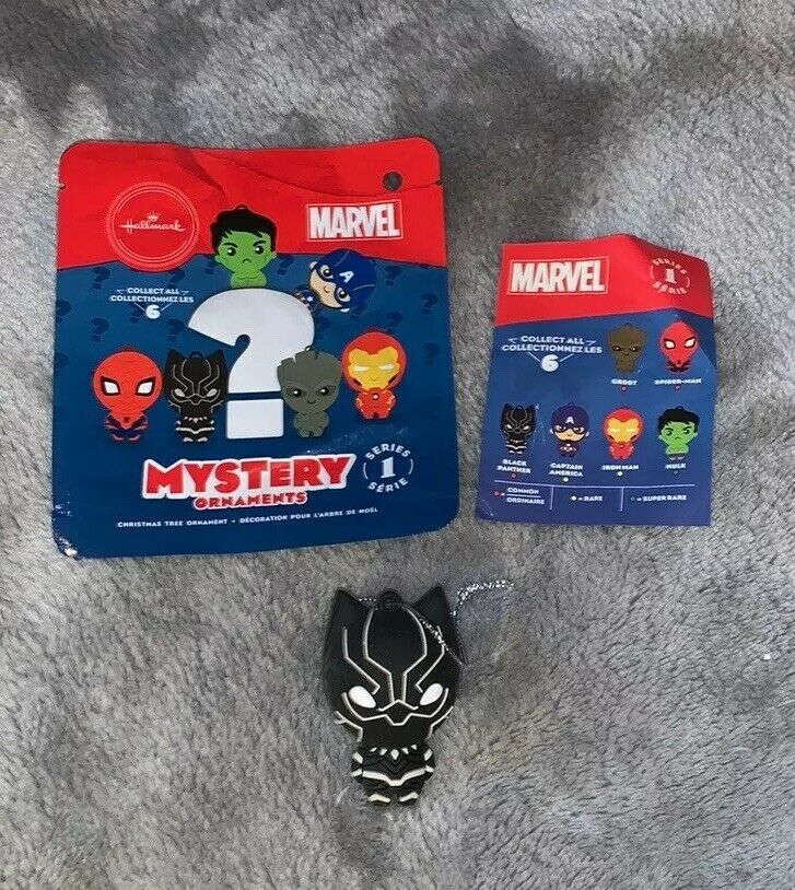 Hallmark Disney Marvel Avengers Black Panther Mystery Ornament Christmas Holiday - £9.41 GBP